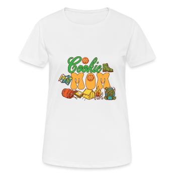 Cookie Mom Scout Troop Leader Mama Cookie Chaos - Frauen T-Shirt atmungsaktiv - Weiß - Vorne - AI Model Female 172 dark (172cm)