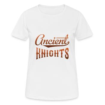 Ancient Knights Ritter - Frauen T-Shirt atmungsaktiv - Weiß - Vorne - AI Model Female 172 dark (172cm)