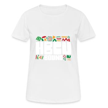 HBCU Bound Student Historically Black College - Women's Breathable T-Shirt - white - Front - AI Model Female 172 dark (172cm)