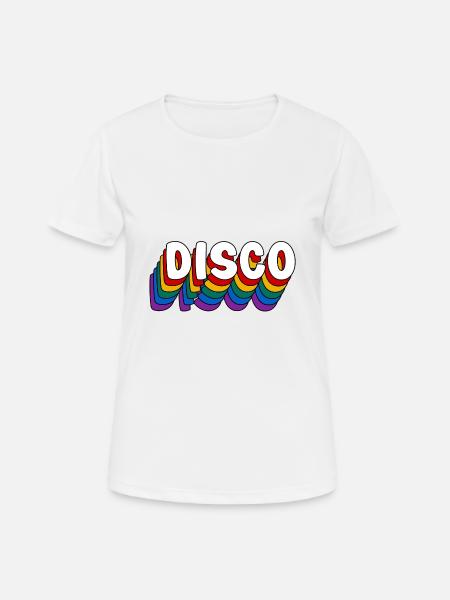 DISCO!!! - Women's Breathable T-Shirt - white
