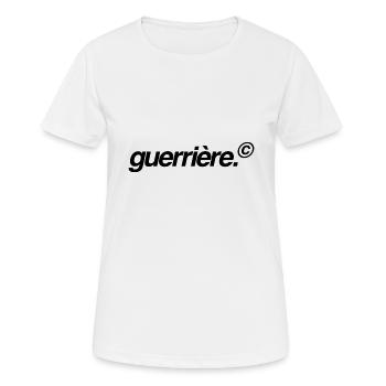 warrior. - Women's Breathable T-Shirt - white - Front - AI Model Female 172 dark (172cm)
