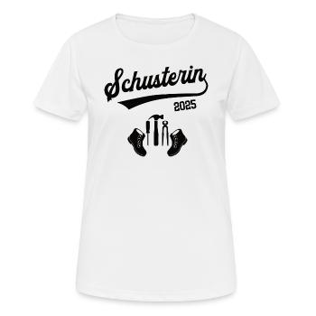 Schusterin 2025 Beruf Schuhmacherin Ausbildung 25 - Frauen T-Shirt atmungsaktiv - Weiß - Vorne - AI Model Female 172 dark (172cm)