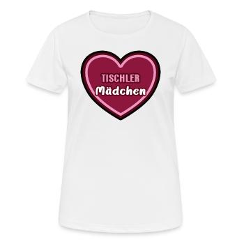 Tischlerin Tischler Mädchen Kind Azubine Azubi - Frauen T-Shirt atmungsaktiv - Weiß - Vorne - AI Model Female 172 dark (172cm)