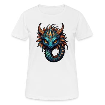 Liebenswertes Fantasiewesen - Frauen T-Shirt atmungsaktiv - Weiß - Vorne - AI Model Female 172 dark (172cm)
