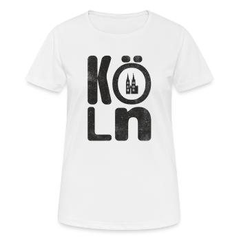 Carnaval de Cologne Souvenir Carnaval Design Cologne - T-shirt respirant Femme - blanc - Devant - AI Model Female 172 dark (172cm)