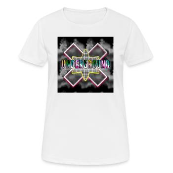 UNDERGROUND - Image - 2023 - Women's Breathable T-Shirt - white - Front - AI Model Female 172 dark (172cm)