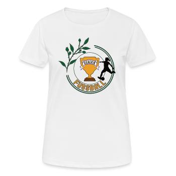Fussball Siegerin Fußball Sieg Spiel Spielerin - Frauen T-Shirt atmungsaktiv - Weiß - Vorne - AI Model Female 172 dark (172cm)
