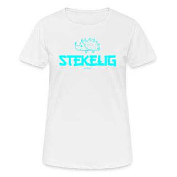 Épineux - T-shirt respirant Femme - blanc - Devant - AI Model Female 172 dark (172cm)