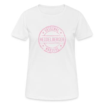 Heidelberg Heidelberger Mädchen Mädel - Frauen T-Shirt atmungsaktiv - Weiß - Vorne - AI Model Female 172 dark (172cm)