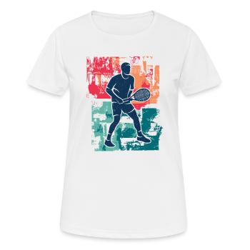 Tennis Player Vintage Tennis Coach Tennis Player - Women's Breathable T-Shirt - white - Front - AI Model Female 172 dark (172cm)