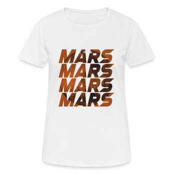 Mars Desgin - T-shirt respirant Femme - blanc - Devant - AI Model Female 172 dark (172cm)