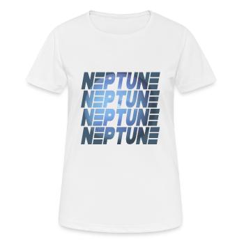 Neptune Design - Frauen T-Shirt atmungsaktiv - Weiß - Vorne - AI Model Female 172 dark (172cm)