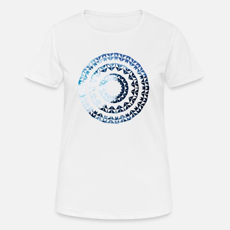 Sea mandala - Women's Breathable T-Shirt - white