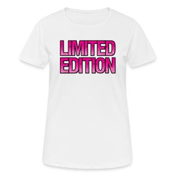 LIMITED EDITION - Frauen T-Shirt atmungsaktiv - Weiß - Vorne - AI Model Female 172 dark (172cm)