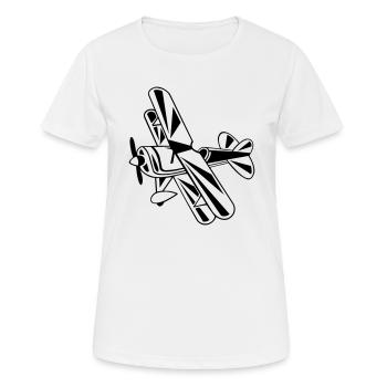 Pitts - T-shirt respirant Femme - blanc - Devant - AI Model Female 172 dark (172cm)