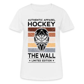 Hockey le mur - T-shirt respirant Femme - blanc - Devant - AI Model Female 172 dark (172cm)