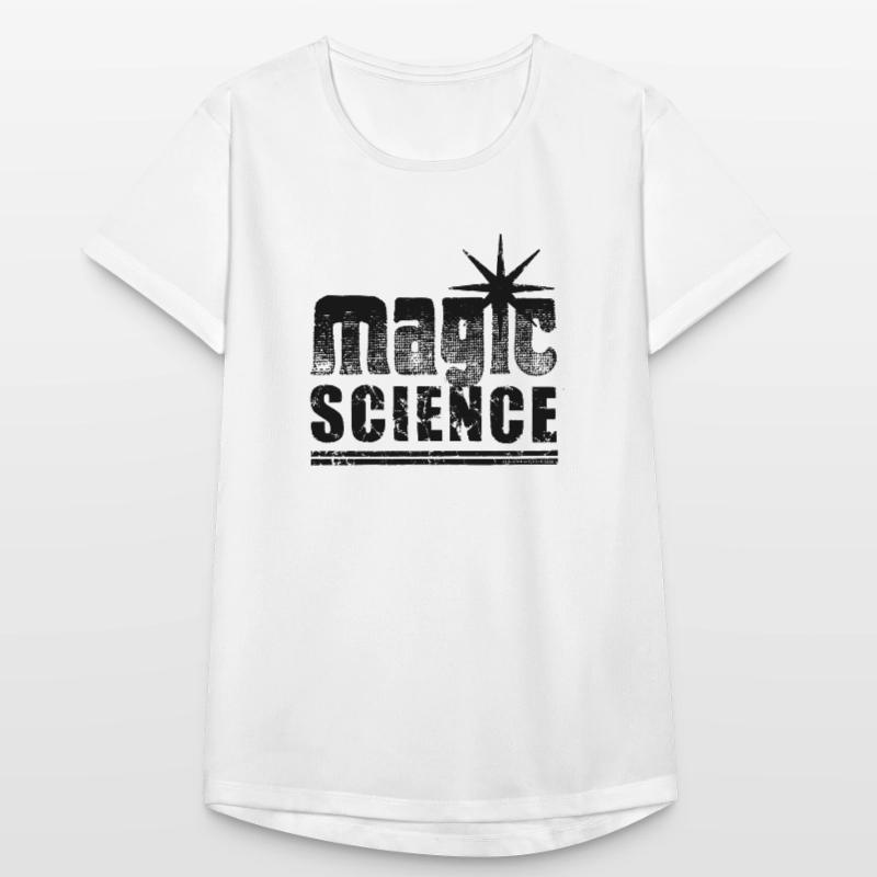 MAGIC SCIENCE - used look mit π oder π Frauen T-Shirt atmungsaktiv