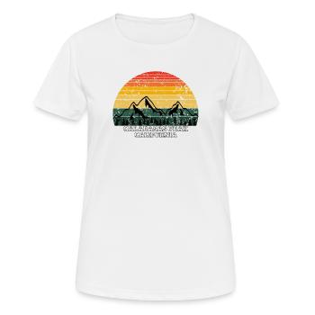 Calabasas Peak California - Women's Breathable T-Shirt - white - Front - AI Model Female 172 dark (172cm)