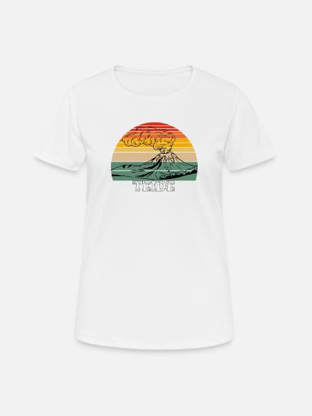 Teide - Women's Breathable T-Shirt - white