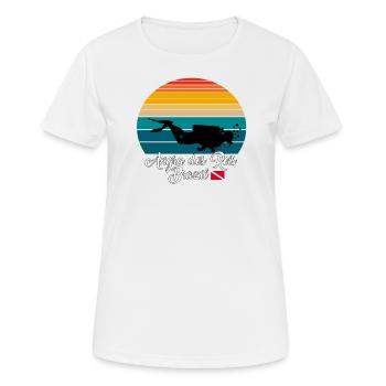 Angra dos Rice Brazil Diving - Women's Breathable T-Shirt - white - Front - AI Model Female 172 dark (172cm)
