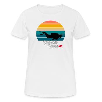 Kankakee Illinois Diving - Frauen T-Shirt atmungsaktiv - Weiß - Vorne - AI Model Female 172 dark (172cm)