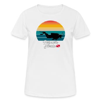Pensacola Florida Diving - Frauen T-Shirt atmungsaktiv - Weiß - Vorne - AI Model Female 172 dark (172cm)