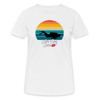 Tech Reef Oahu Plongée - T-shirt respirant Femme - blanc - Devant - AI Model Female 172 dark (172cm)