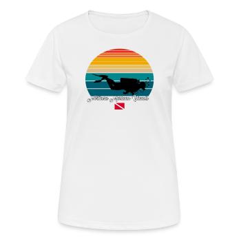 Northern Mariana Islands Scuba Diving Gift - Women's Breathable T-Shirt - white - Front - AI Model Female 172 dark (172cm)