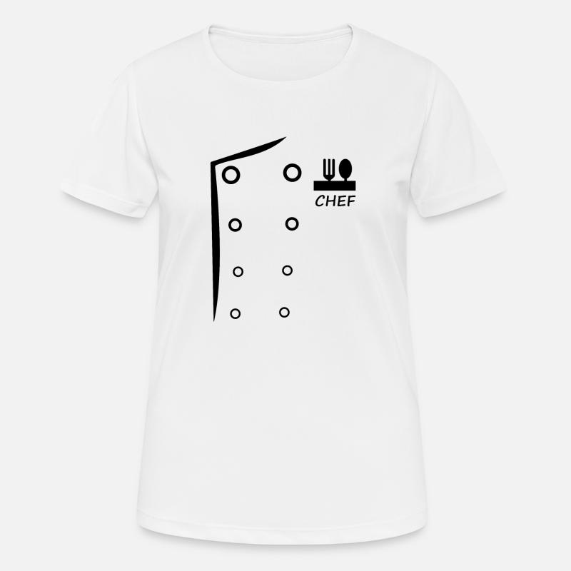 Chef, boss, cook - Women's Breathable T-Shirt - white