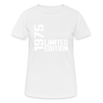 Legendär seit 1975 Geburtstagsgeschenk 1975 - Frauen T-Shirt atmungsaktiv - Weiß - Vorne - AI Model Female 172 dark (172cm)