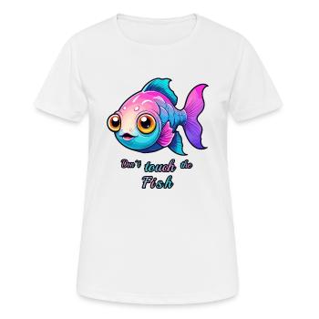 Sweet Colorful Fish - Women's Breathable T-Shirt - white - Front - AI Model Female 172 dark (172cm)