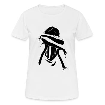 Calligrathink - Women's Breathable T-Shirt - white - Front - AI Model Female 172 dark (172cm)