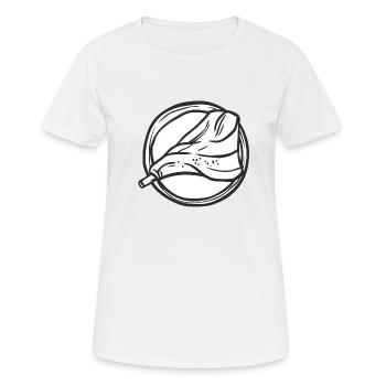 Steak auf Teller - Frauen T-Shirt atmungsaktiv - Weiß - Vorne - AI Model Female 172 dark (172cm)