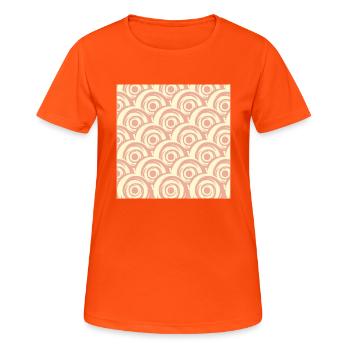 Petit pain roulé - T-shirt respirant Femme - orange néon - Devant - AI Model Female 172 dark (172cm)