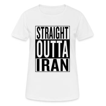 Iran - Women's Breathable T-Shirt - white - Front - AI Model Female 172 dark (172cm)