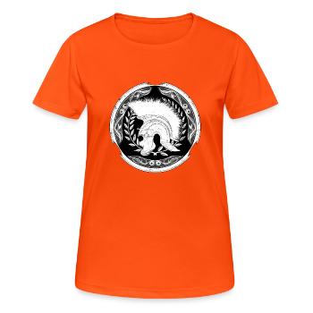 Roman Centurion - Women's Breathable T-Shirt - neon orange - Front - AI Model Female 172 dark (172cm)