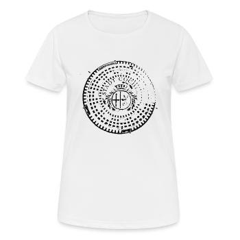 Cochem Wappen Gully Gulli Gullideckel Geschenk - Frauen T-Shirt atmungsaktiv - Weiß - Vorne - AI Model Female 172 dark (172cm)
