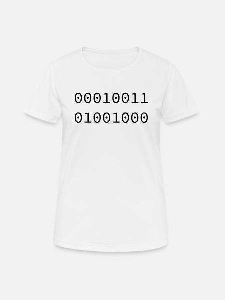 1972 Binary - Women's Breathable T-Shirt - white