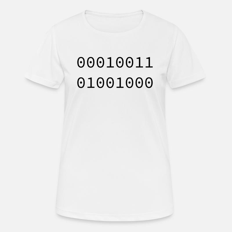 1972 Binary - Women's Breathable T-Shirt - white