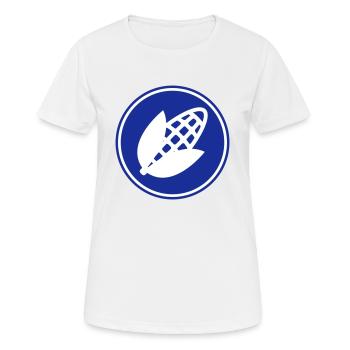 Symbole du maïs - T-shirt respirant Femme - blanc - Devant - AI Model Female 172 dark (172cm)