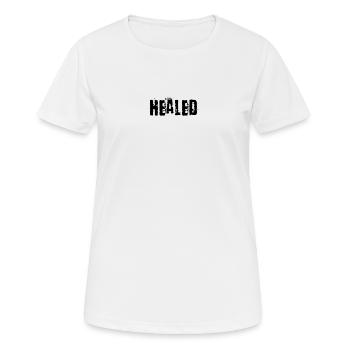 Guéri - T-shirt respirant Femme - blanc - Devant - AI Model Female 172 dark (172cm)
