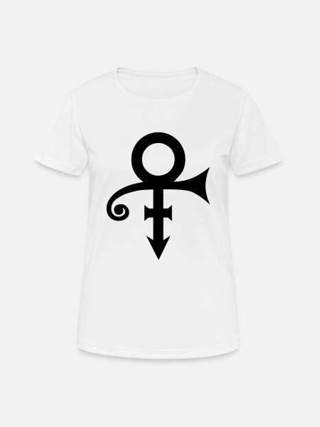 P-Symbol - T-shirt respirant Femme - blanc