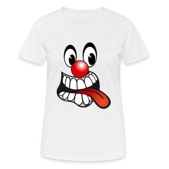 smiley design 1 - Women's Breathable T-Shirt - white - Front - AI Model Female 172 dark (172cm)