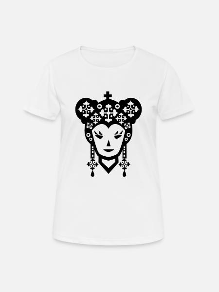 Head of Idol - Frauen T-Shirt atmungsaktiv - Weiß