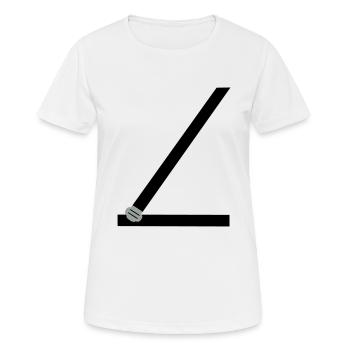 ceinture de sécurité - T-shirt respirant Femme - blanc - Devant - AI Model Female 172 dark (172cm)