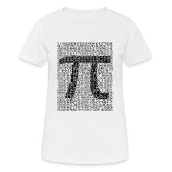 PI - T-shirt respirant Femme - blanc - Devant - AI Model Female 172 dark (172cm)