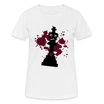 schach matt - Frauen T-Shirt atmungsaktiv - Weiß - Vorne - AI Model Female 172 dark (172cm)
