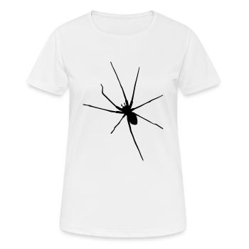 spider spider halloween insect arac vintage - Women's Breathable T-Shirt - white - Front - AI Model Female 172 dark (172cm)