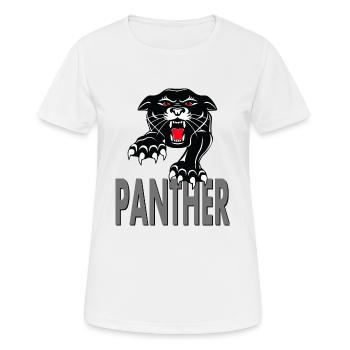 Panther Tierliebhaber Tierschutz - Frauen T-Shirt atmungsaktiv - Weiß - Vorne - AI Model Female 172 dark (172cm)