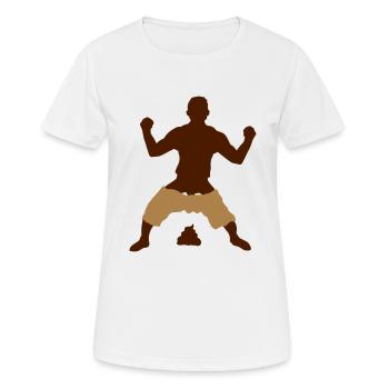 Großer Haufen Gewinner - Frauen T-Shirt atmungsaktiv - Weiß - Vorne - AI Model Female 172 dark (172cm)